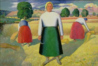 Les Moissonneurs, 1909-10 - Kazimir Severinovich Malevich