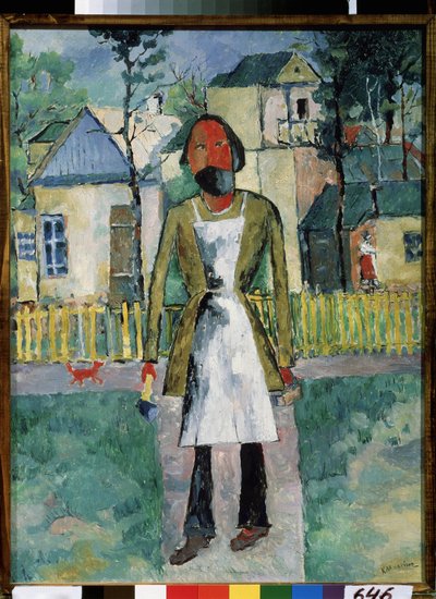 Un charpentier - Kazimir Severinovich Malevich