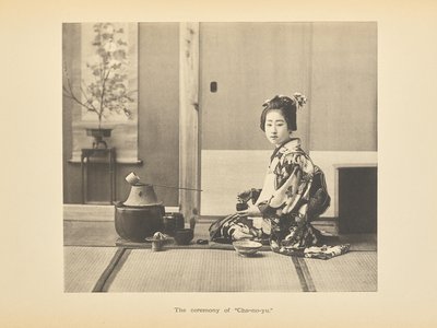 La cérémonie du "Cha-no-yu" (en français dans le texte) - Kazumasa Ogawa
