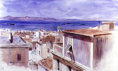 Gibraltar avec la côte de l