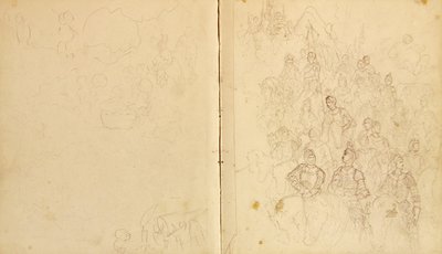 Carnet de croquis pour le 