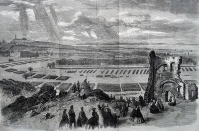 La revue par Sa Majesté des volontaires de fusiliers, 1860 - Keeley Halswelle