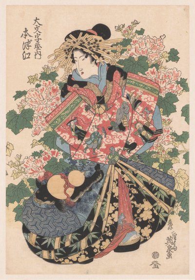 Trois courtisanes en parade - Keisai Eisen