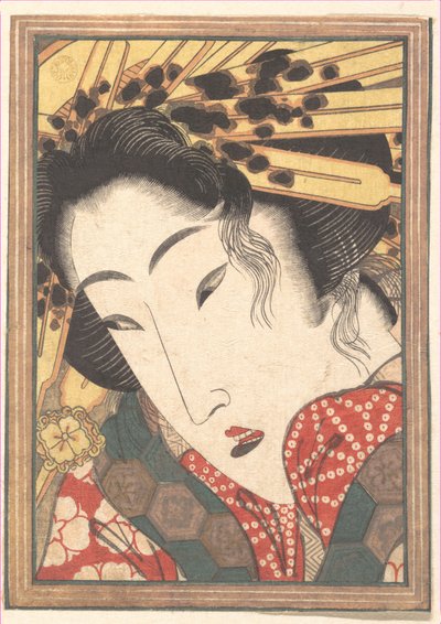 Geisha rejetée de « Passions refroidies par la neige du printemps » - Keisai Eisen