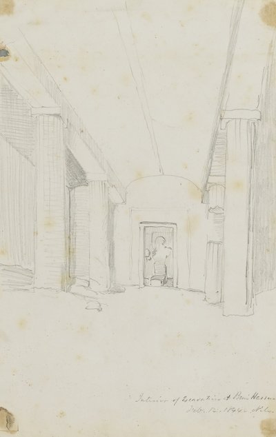 Intérieur des fouilles à Beni Hassan, Égypte - Kellogg, Miner Kilbourne
