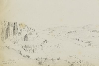 Mer de Tibériadede la route de Jafed - Kellogg, Miner Kilbourne