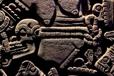 Amériques; archéologie; Mexique; Templo Mayor; Grand Temple des Aztèques; Coyolxauhqui - Kenneth Garrett