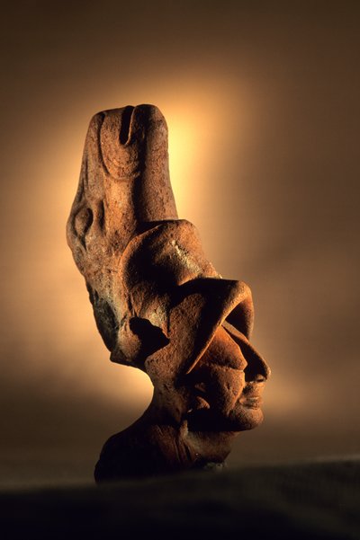 Artefact, Cancuen, Guatemala, Arthur Demarest, Tomas Barrientos, Maya, palais, Classi..., 2004 (photo) - Kenneth Garrett