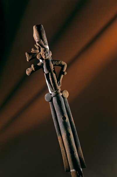 Flûte en céramique, Artefact de la maison d