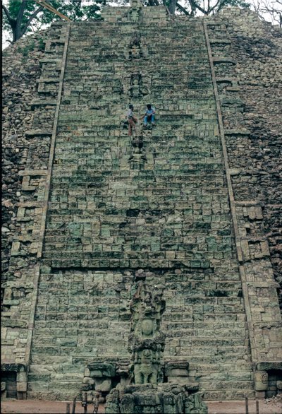 Copán, Escalier hiéroglyphique, Temple 26, Maya, Honduras, La Ruta Maya - Kenneth Garrett