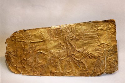 Panneau en or de la tombe de Toutankhamon, Nouvel Empire, 2002 - Kenneth Garrett