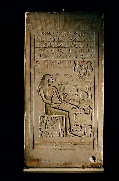 Stèle en calcaire de Dame Senetities, Musée égyptien, Le Caire - Kenneth Garrett