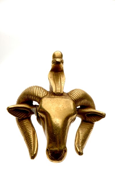 Metropolitan Museum, New York, Pharaons nubiens, Bélier en or, 25e dynastie, Période tardive, 2007 - Kenneth Garrett