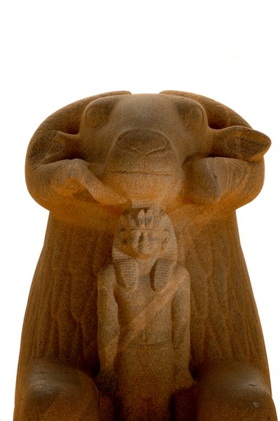 Taharka et sphinx à tête de bélier, Gebel Barkal, Pharaons noirs, Nubiens, Soudan, 2007 - Kenneth Garrett