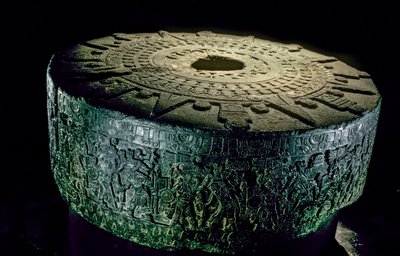 Tenochtitlan, Templo Mayor, Mexique, Mexico City, Grand Temple des Aztèques, 2010 - Kenneth Garrett