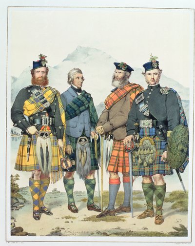 John MacLachlan, Hugh Grahame, James MacFarlane et Angus Colquhoun, quatre des 