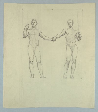 Étude de figure pour le sceau du University Club, New York - Kenyon Cox