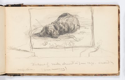 Page de carnet de croquis : Jet - Kenyon Cox