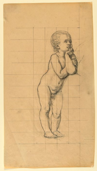 Étude pour "Éducation," "Le Progrès de la Civilisation : La Forge, le Commerce et l