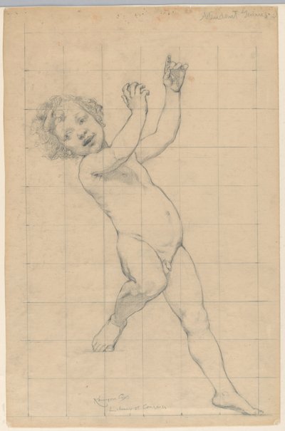 Étude pour "Genius," "Les Arts," Bibliothèque du Congrès, Washington D.C. - Kenyon Cox