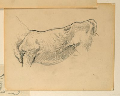 Étude pour "Élevage," "Le Progrès de la Civilisation : Chasse, Élevage, Agriculture," Capitole de l