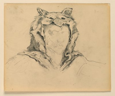 Étude pour "Chasse," "Le progrès de la civilisation : Chasse, élevage, agriculture" Capitole de l