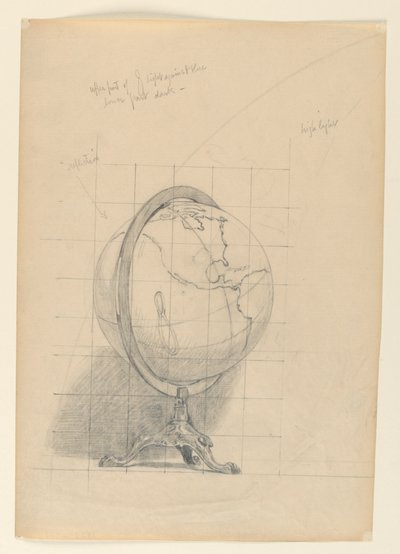 Étude pour "Mathématiques," "Les Sciences," Bibliothèque du Congrès, Washington D.C. - Kenyon Cox