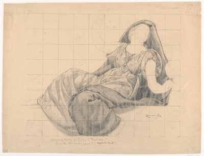 Étude pour "The Common Law," "The Reign of the Law," Appellate Division Court House, New York, NY - Kenyon Cox