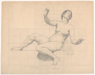 Étude pour "La loi commune," "Le règne de la loi," Cour d