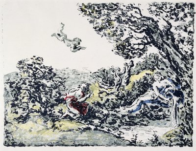 Album de Paysage : La Source, 1900 (lithographie en couleurs) - Ker Xavier Roussel