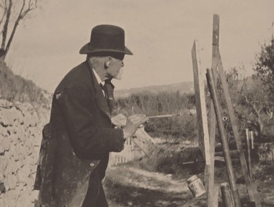 Paul Cézanne peignant aux Lauves, 1906 - Ker Xavier Roussel