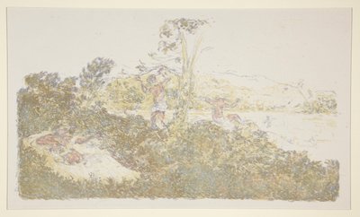 Personnages au bord de la mer - Ker Xavier Roussel