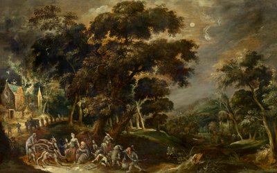 Paysage avec la Tentation de Saint Antoine le Grand d