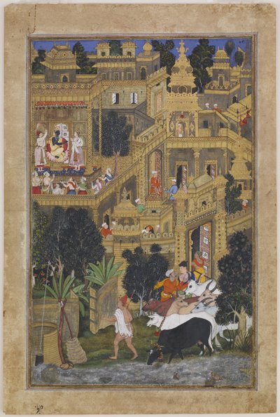Le Seigneur Krishna dans la Ville d