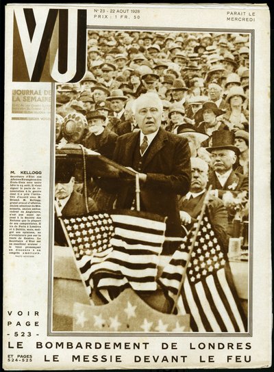 Portrait de Frank Billings Kellogg (1856-1937), homme politique américain, sénateur du Minnesota et secrétaire d