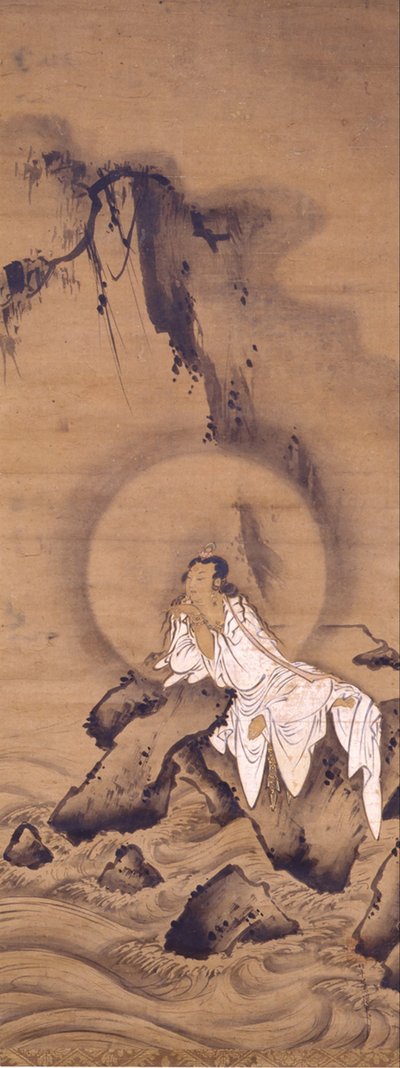 Kannon (Avalokitesvara) en robes blanches - Kichizan Mincho