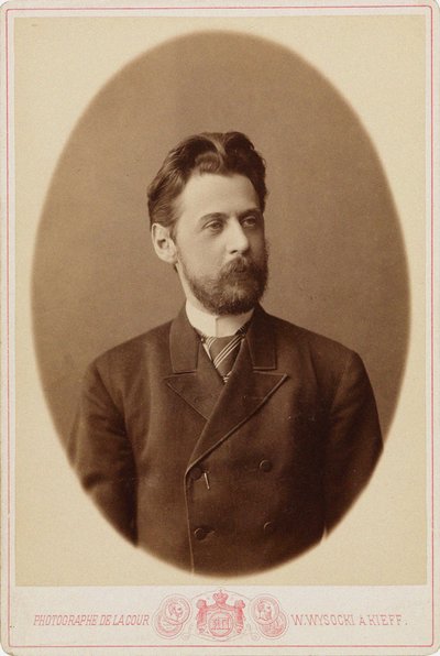 Portrait du poète Innokenty Annensky 1856-1909, vers 1890 - Kiev . Photo studio V. Vysotsky