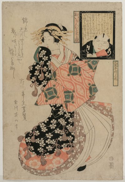 Yeux pour regarder une courtisane - Kikukawa Eizan