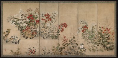 Fleurs et herbes - Kitagawa Sosetsu