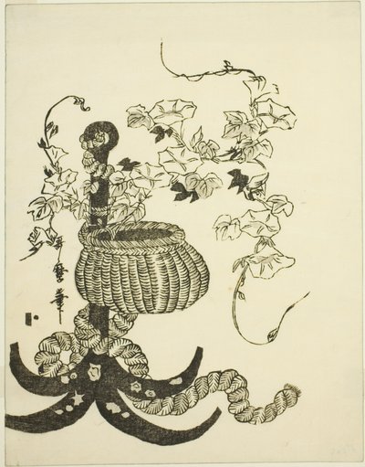 Un arrangement de gloires du matin (Asagao) - Kitagawa Utamaro