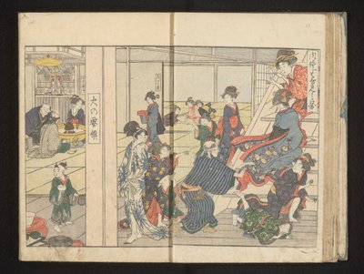 Jouer à colin-maillard un jour de congé - Kitagawa Utamaro