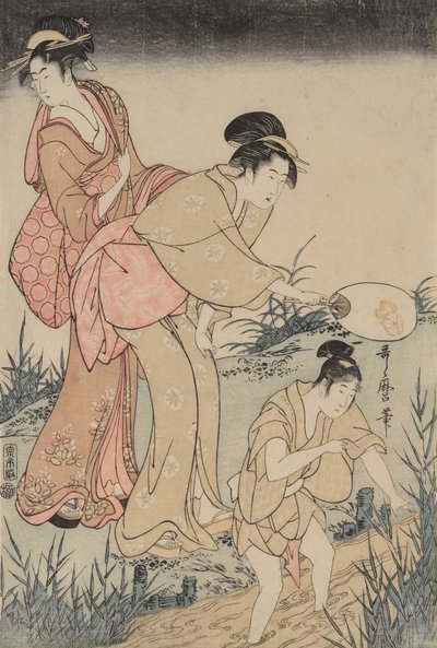Attraper des lucioles sous un saule, vers 1796-1797 - Kitagawa Utamaro