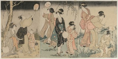 Attraper des lucioles, vers 1796-1797 - Kitagawa Utamaro