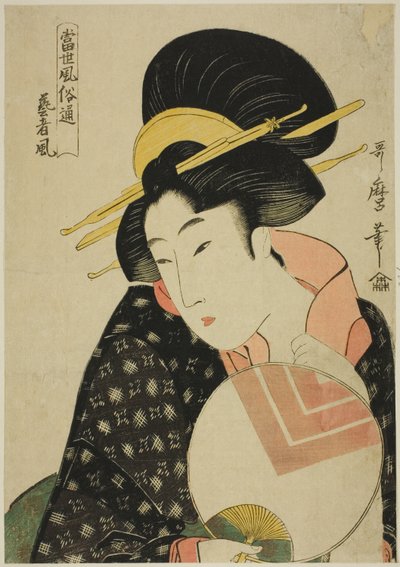 Connaisseurs des manières contemporaines : Le style Geisha - Kitagawa Utamaro