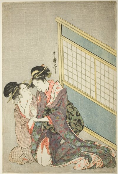 Double oreiller - Kitagawa Utamaro