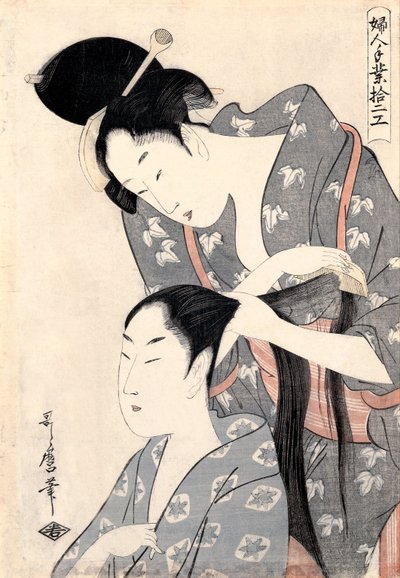 Coiffeur Kamiyui, vers 1798 - Kitagawa Utamaro