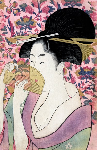 Kushi (Peigne) par Utamaro Kitagawa - Kitagawa Utamaro