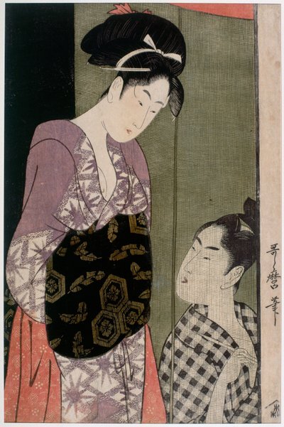 Moustiquaire, vers 1797 - Kitagawa Utamaro