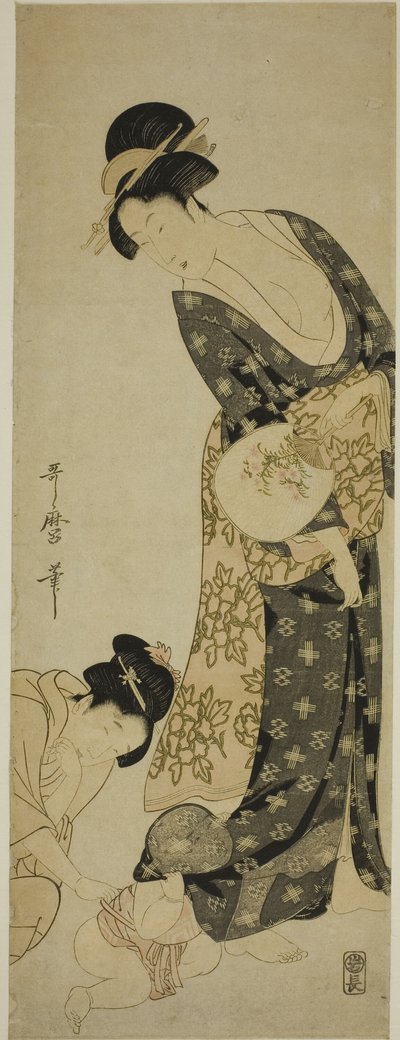 Mère et enfant - Kitagawa Utamaro