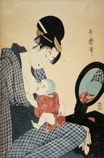 Mère et enfant, 1797 - Kitagawa Utamaro